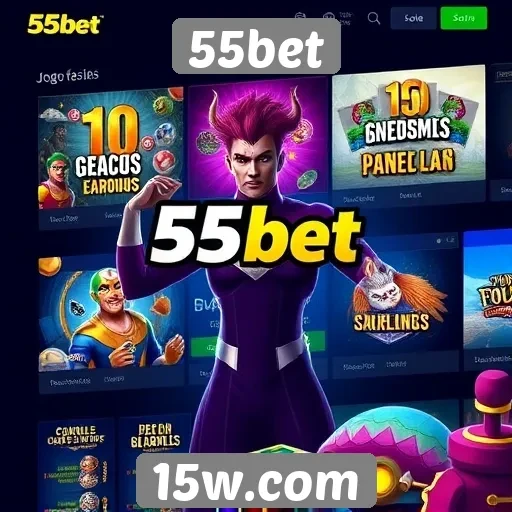 Análise das opções de jogos disponíveis no site 55bet